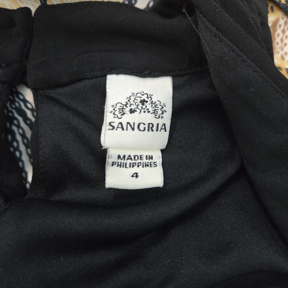 Sangria Handkerchief Asymmetrical Hem Dress Size 4 - Picture 3 of 7